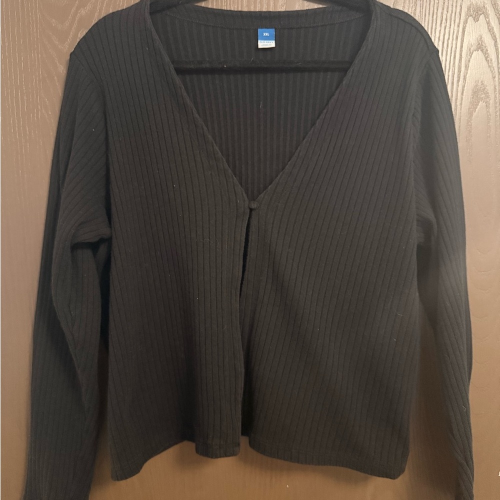 Old Navy Black Knit Cardigan